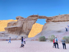 lbrahim camp with a tour